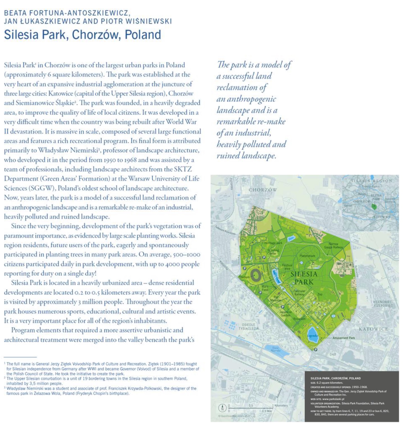 Large Parks - Park Śląski rozdział